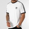 T-shirt Adidas koszulka biała krótki rękaw logo na piersi